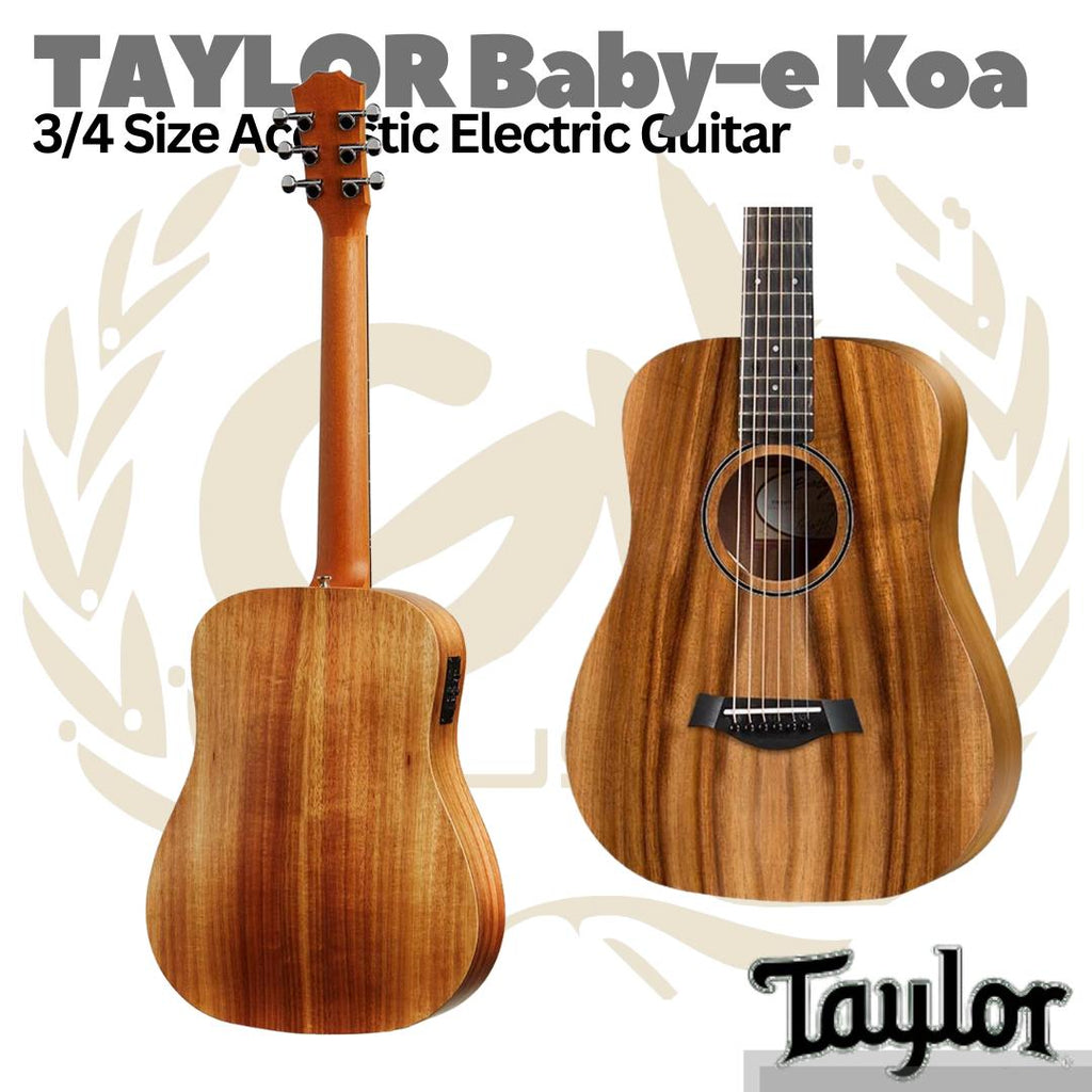 TAYLOR Baby Taylor-e Koa 3/4 Acoustic Electric Guitar | Gitar Akustik