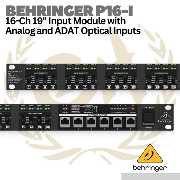 Behringer Powerplay P16-I 16-channel Input Module