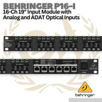 Behringer Powerplay P16-I 16-channel Input Module