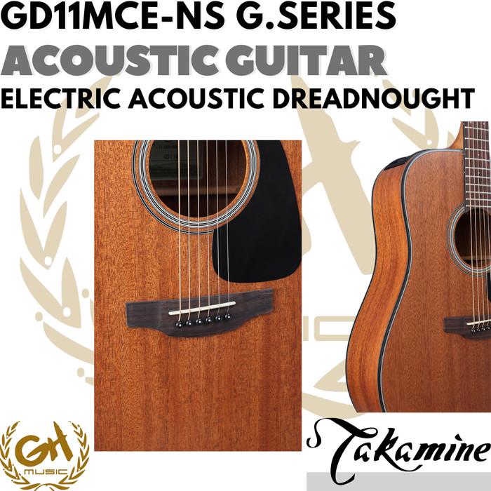 Takamine GD11MCE Dreadnought Acoustic Electric Guitar - Gitar Akustik
