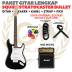 PAKET GITAR SQUIER STRATOCASTER BULLET Electric Gitar | GUITAR PACK