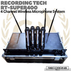 RECORDING TECH RT SUPER400 WIRELESS MICROPHONE | 4 CHANNEL MIC WERLES
