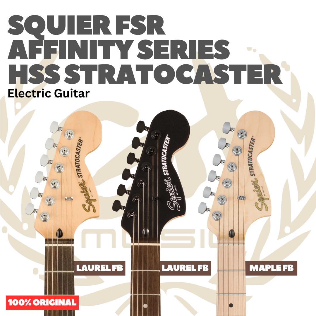 Squier FSR Affinity Series Stratocaster HSS Electric Guitar - Gitar Listrik Elektrik Original Asli