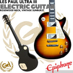 Epiphone Les Paul Ultra-III Electric Guitar, RW Neck - Gitar Elektrik