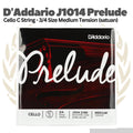 D'Addario J1014 Prelude Cello C String - 3/4 Size Medium Tension | Senar Cello Satuan
