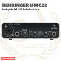 BEHRINGER UMC22 SOUNDCARD AUDIO INTERFACE