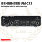 BEHRINGER UMC22 SOUNDCARD AUDIO INTERFACE