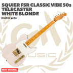Squier FSR Classic Vibe 50s Telecaster Electric Guitar, Maple FB - Gitar Listrik Elektrik Original Asli