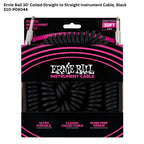 Ernie Ball 30' Coiled Instrument Cable Coiled 30FT - Kabel Instrumen 9.14m PVC