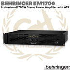 BEHRINGER KM1700 Professional 1700W Stereo Power Amplifier with ATR