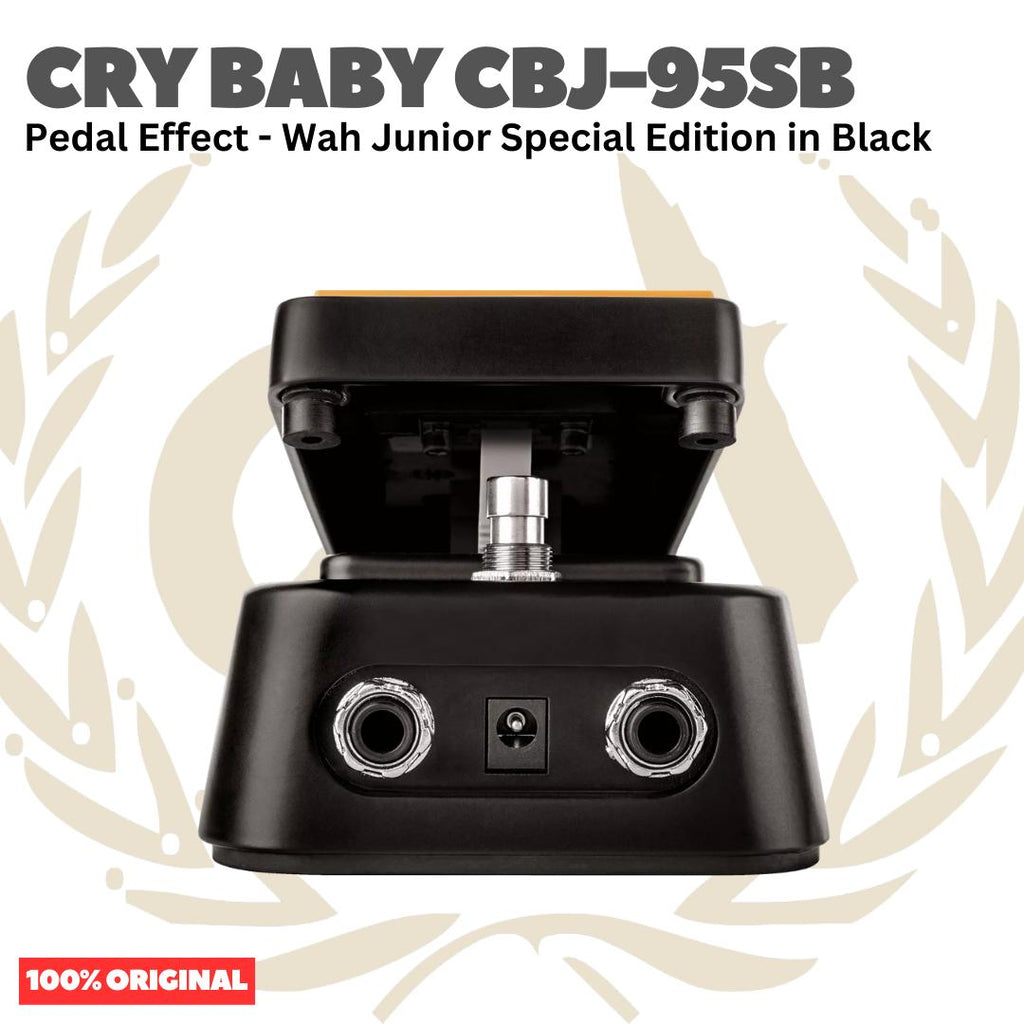 CRY BABY CBJ-95SB WAH JUNIOR Special Edition in Black Pedal Effect - Efek Pedal Gitar Bass Original Asli