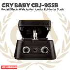 CRY BABY CBJ-95SB WAH JUNIOR Special Edition in Black Pedal Effect - Efek Pedal Gitar Bass Original Asli