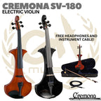 CREMONA SV180 Electric Violin Outfit | Biola Elektrik SV-180