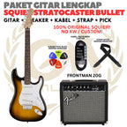 PAKET GITAR SQUIER STRATOCASTER BULLET Electric Gitar | GUITAR PACK