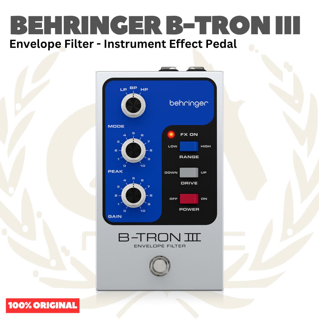 Behringer B-TRON III Envelope Filter Vintage Auto-Wah Instrument Effect Pedal - Efek Pedal Audio Instrumen