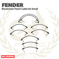 Fender Blockchain Patch Cable Kit, Small, Black - Kabel Efek Set