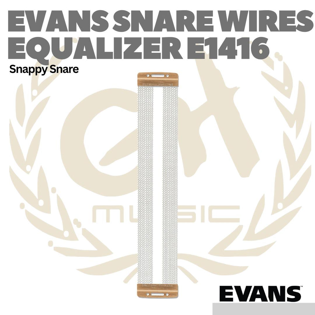 EVANS EQUALIZER SERIES 16 Strand Snare Wire - Snappy Drum