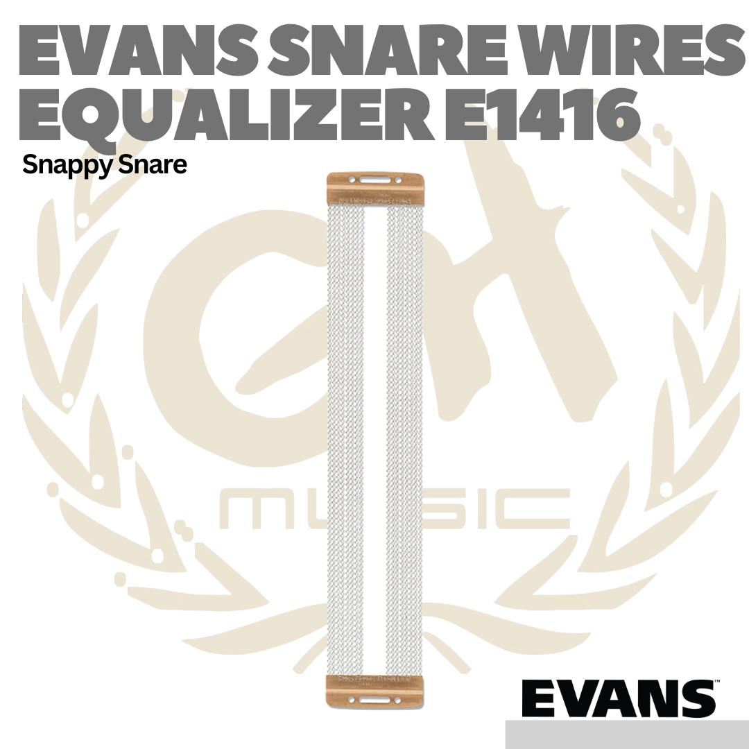 EVANS EQUALIZER SERIES 16 Strand Snare Wire - Snappy Drum