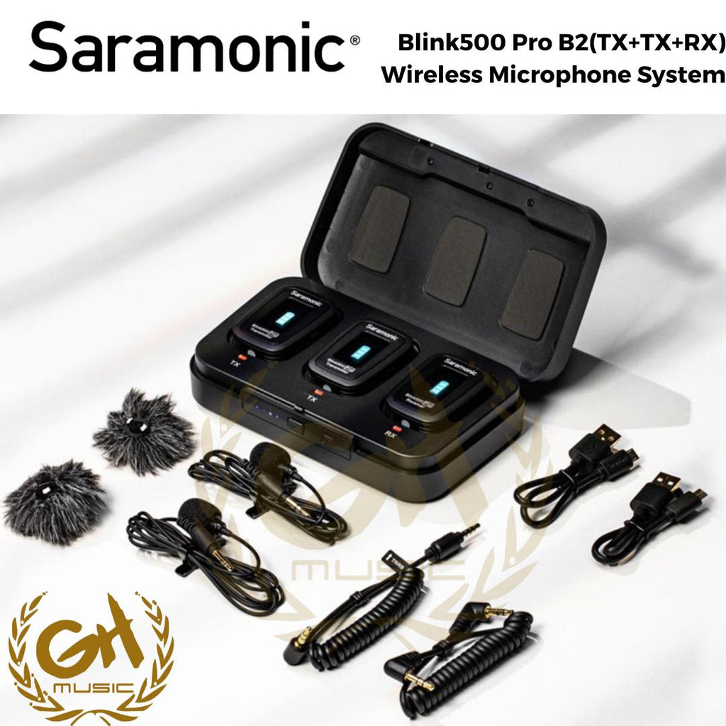 Saramonic Blink 500 PRO B2 (TX+TX+RX) DUAL MOUNT WIRELESS LAVALIER MIC