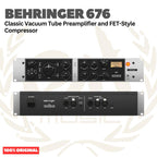 Behringer 676 Classic Vacuum Tube Preamplifier and FET-Style Compressor