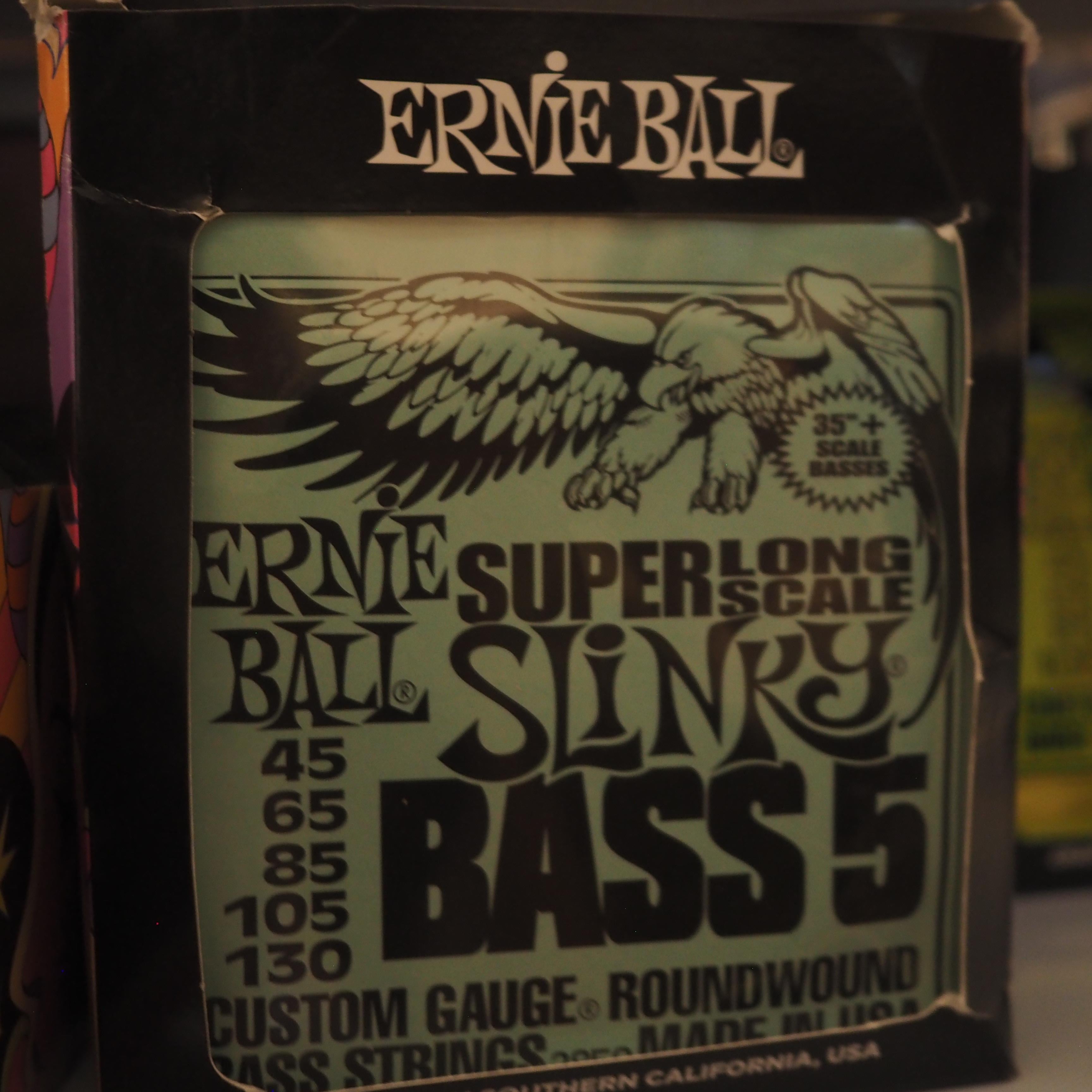 Ernie Ball 2850 Super Long Scale Electric Bass 5 String, 45-130
