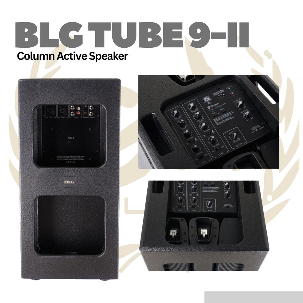 BLG Tube 9-II Active Compact Column PA Speaker 1500W