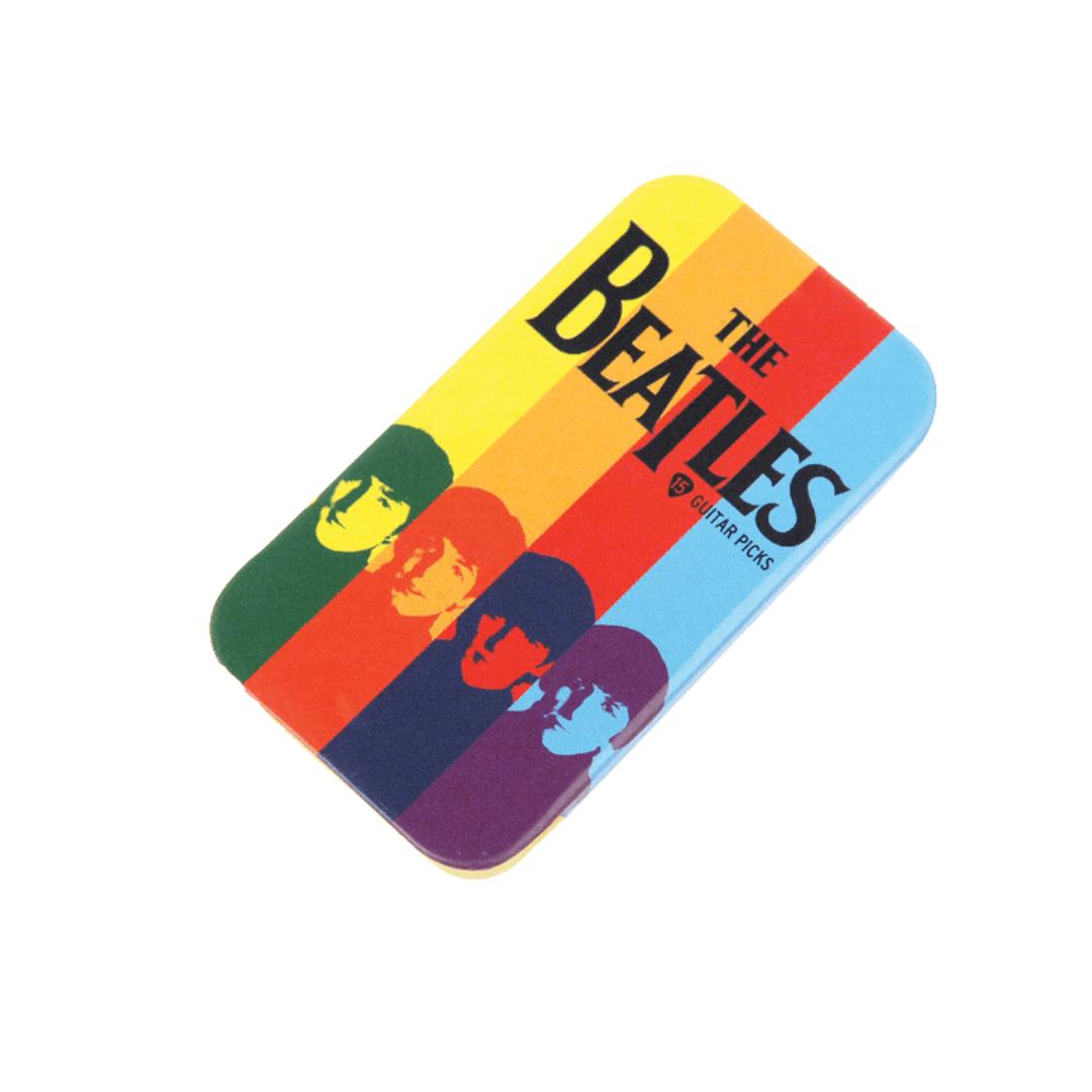 The Beatles Guitar Pick Tin, 15 - Pack - Pick Gitar Bass