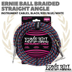 ERNIE BALL BRAIDED Straight Angle Instrument Cable | Kabel Jack Gitar