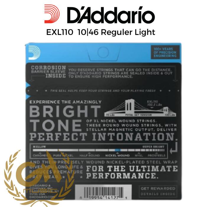 D'Addario XL EXL110 10|46 Regular Light Gauge