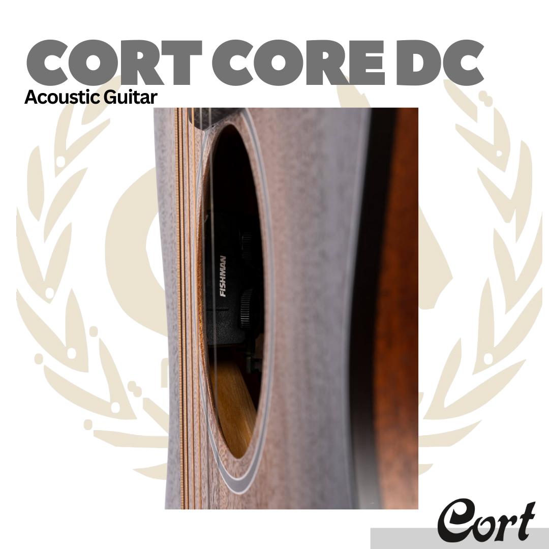 Cort Core DC Mahogany Acoustic Guitar - Gitar Akustik