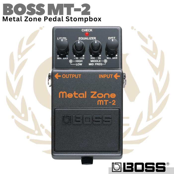 BOSS MT-2 Metal Zone Distortion Effect Guitar Pedal | Efek Gitar Stomp