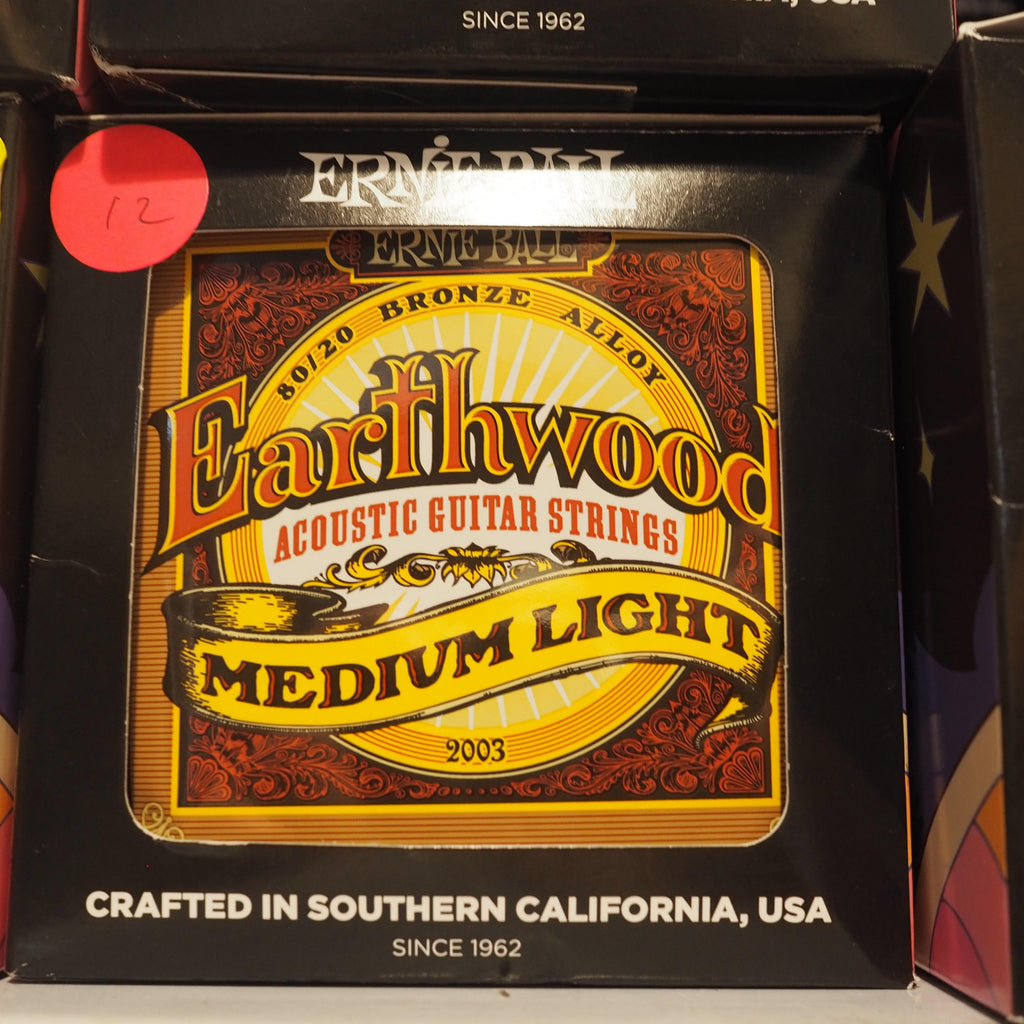 SENAR ERNIE BALL 2003 MEDIUM LIGHT ACOUSTIC STRINGS