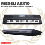 MEDELI AKX10 61-Keys Arranger Digital Workstation Keyboard Portable - AKX-10 Keyboard Original Asli