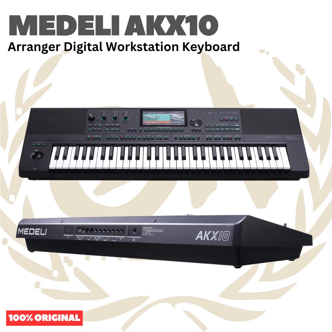 MEDELI AKX10 61-Keys Arranger Digital Workstation Keyboard Portable - AKX-10 Keyboard Original Asli