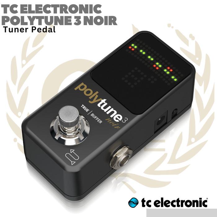 TC Electronic PolyTune 3 Noir Mini Polyphonic Tuning Pedal - Tuner