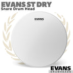 EVANS ST DRY COATED WHITE Snare Drum Head | 13" 14" inch Membran Kulit