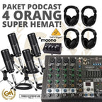 PAKET PODCAST 4 ORANG MURAH BERKUALITAS PM360 + RT MX6DSP
