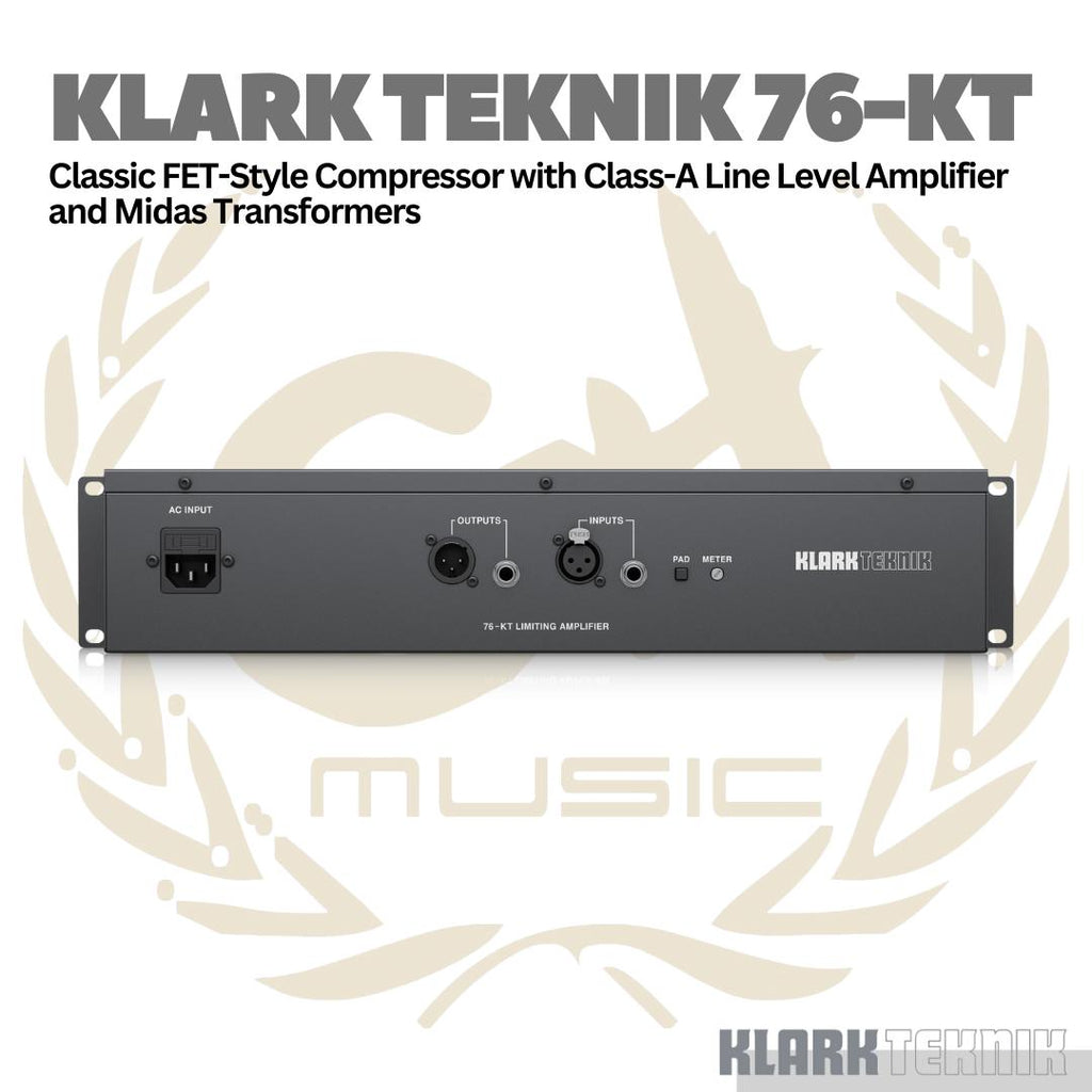 Klark Teknik 76-KT Classic FET-Style Compressor With Class-A Line Level