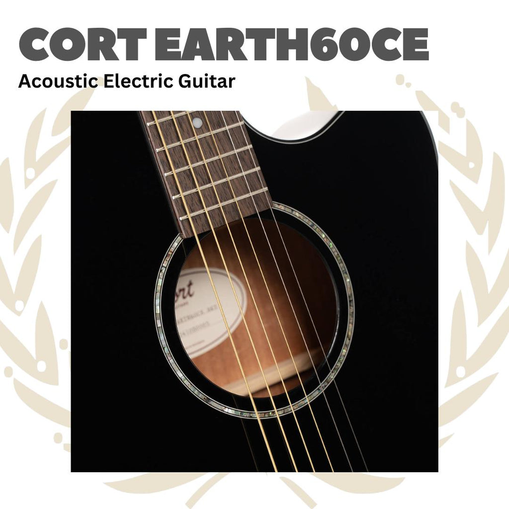 CORT Earth60CE Acoustic Electric Guitar | Gitar Akustik Elektrik