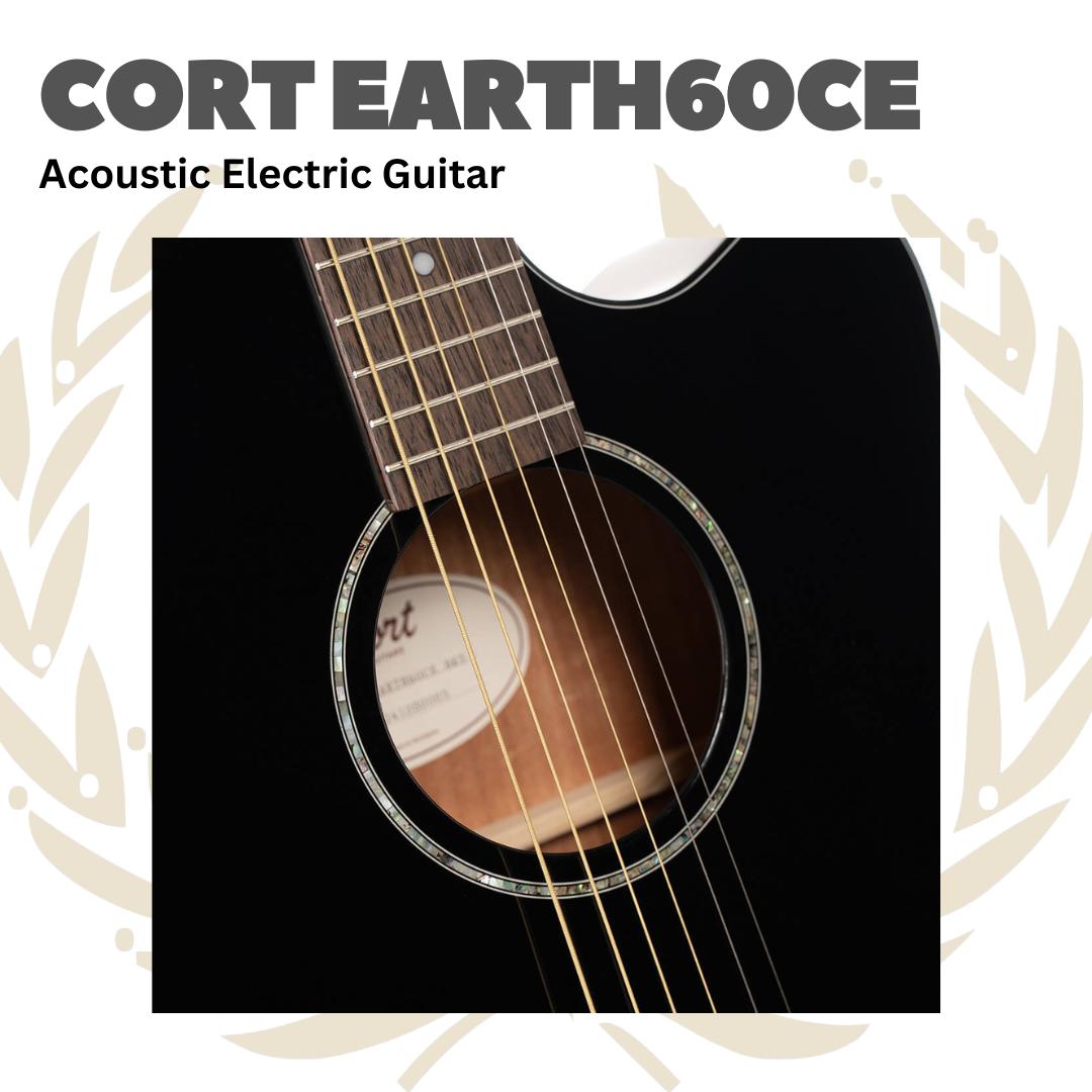CORT Earth60CE Acoustic Electric Guitar | Gitar Akustik Elektrik