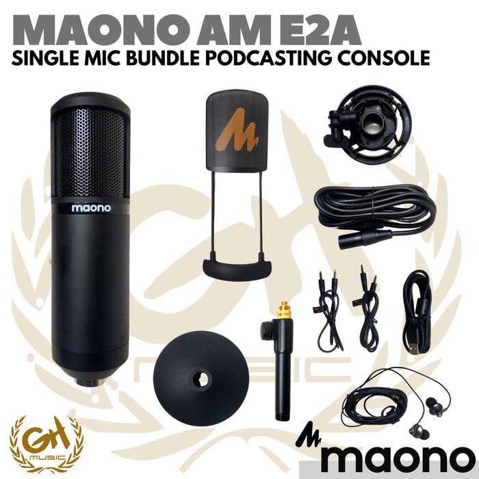 MAONOCASTER SINGLE MICROPHONE | MAONO AME2 BUNDLE SOUND CARD RECORDING - LIVE STREAM AME2A