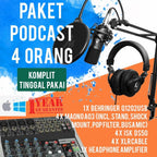 BEHRINGER Q1202USB PLUS MAONO A03, PODCAST 4 ORANG KOMPLIT
