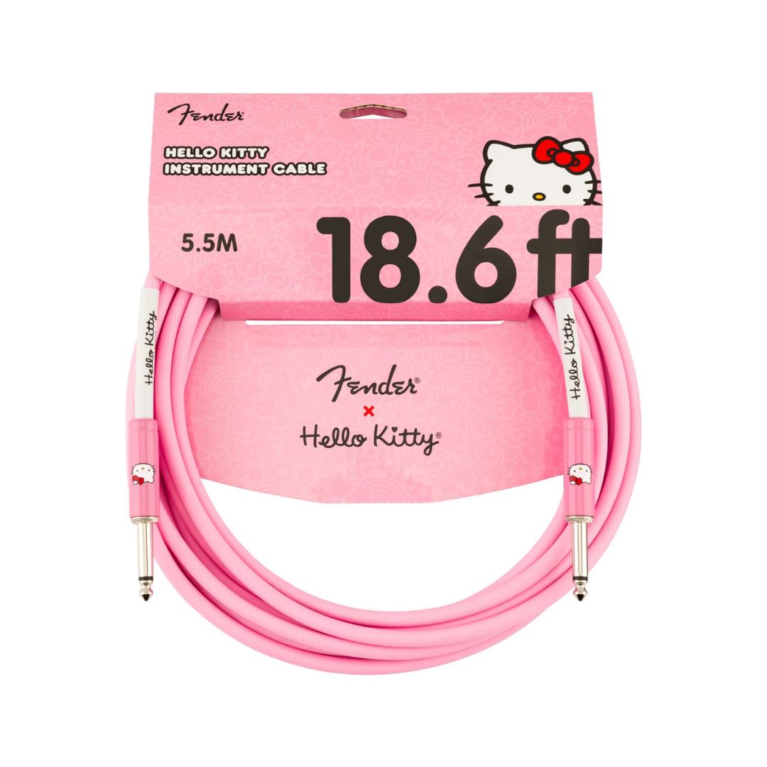 Fender Original Series Hello Kitty Official Instrument Cable - Kabel Instrument