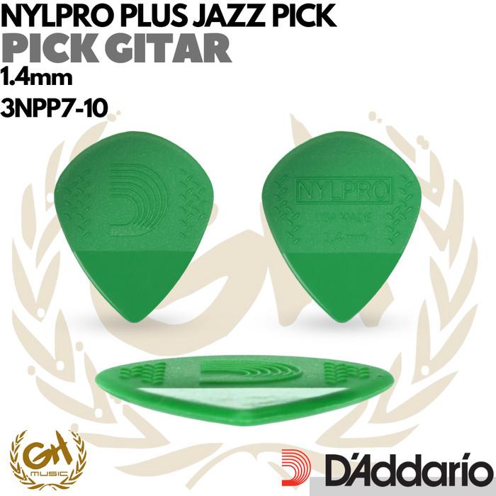 D'ADDARIO NYLPRO PLUS JAZZ PICK GUITAR - PICK GITAR