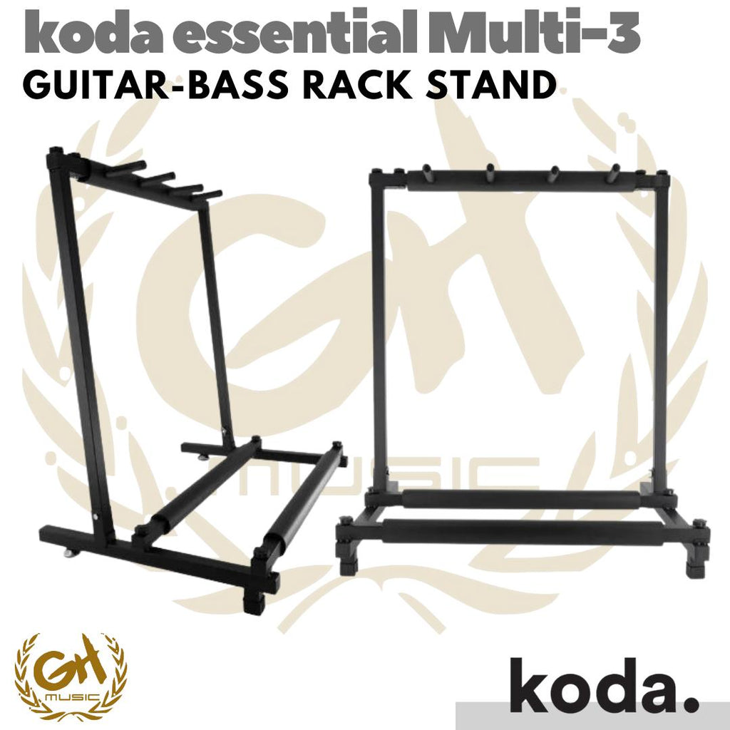 Koda Multi 3 Electric Bass Guitar Gitar Rack Stand TWO isi 3 elektrik