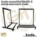 Koda Multi 3 Electric Bass Guitar Gitar Rack Stand TWO isi 3 elektrik
