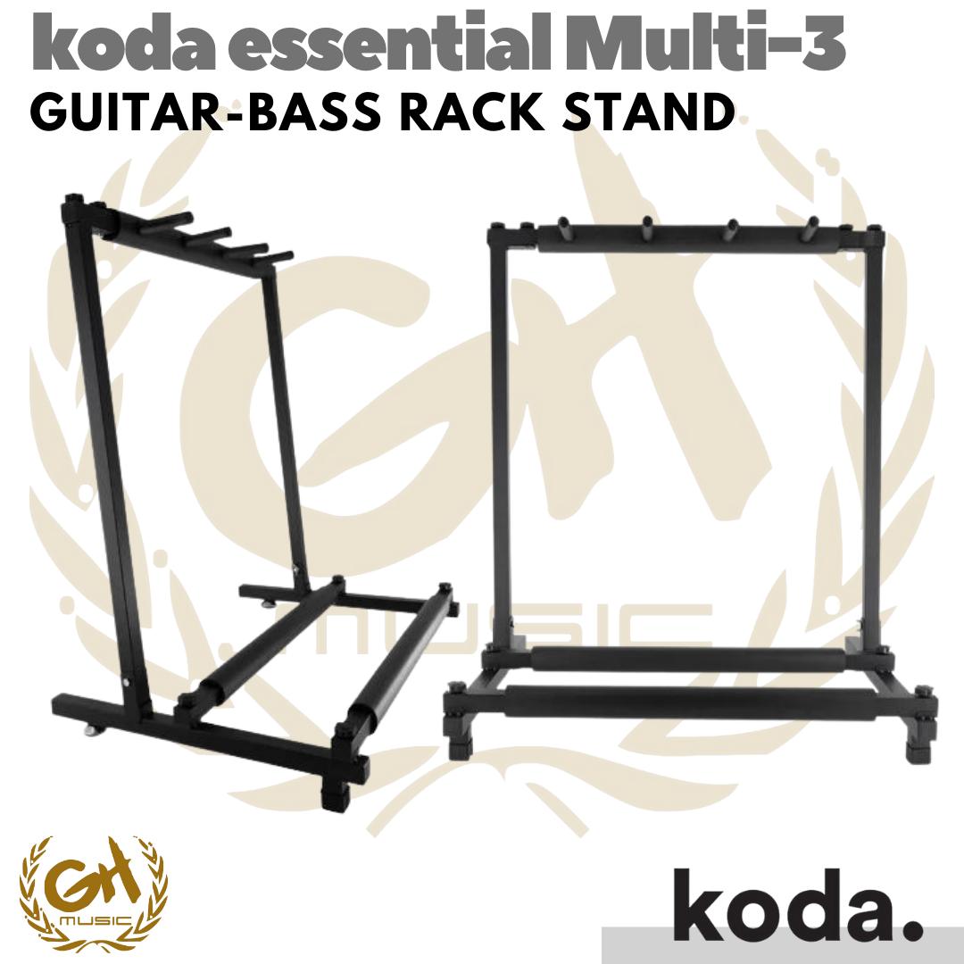 Koda Multi 3 Electric Bass Guitar Gitar Rack Stand TWO isi 3 elektrik