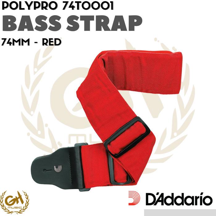 D'ADDARIO POLYPRO 74T000 WIDE 74mm BASS STRAP