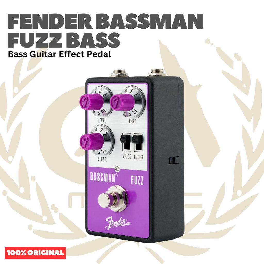 Fender Bassman Fuzz Bass Guitar Effects Pedal - Efek Pedal Gitar Bass