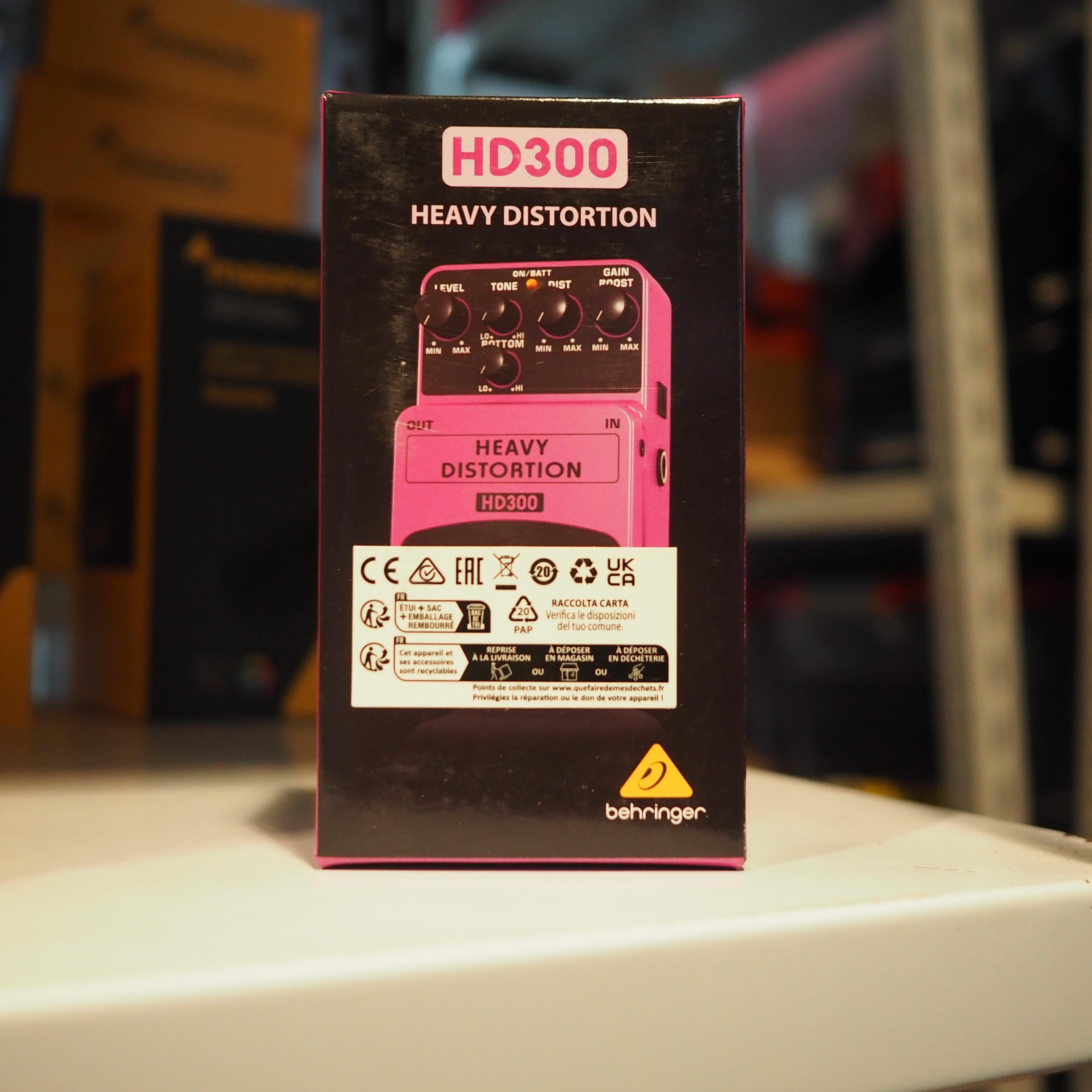 Behringer HD300 Heavy Metal Distortion Effects Pedal - Efek Gitar Distorsi HD 300 Asli Original
